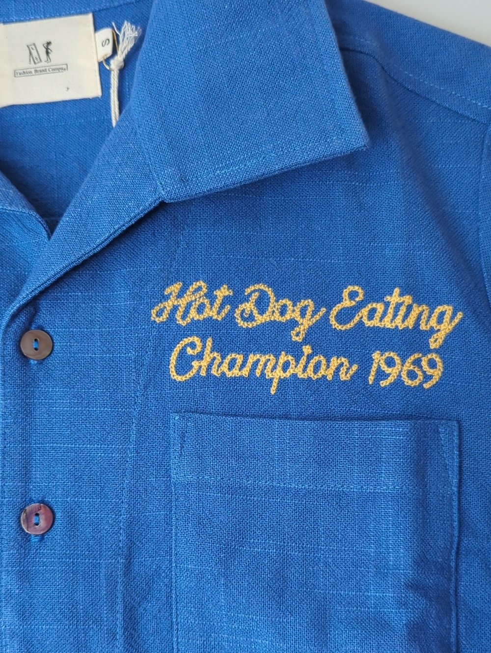 NWT Fashion Brand Company Hot Dog Eating Champion Shirt - Picture 5 of 7